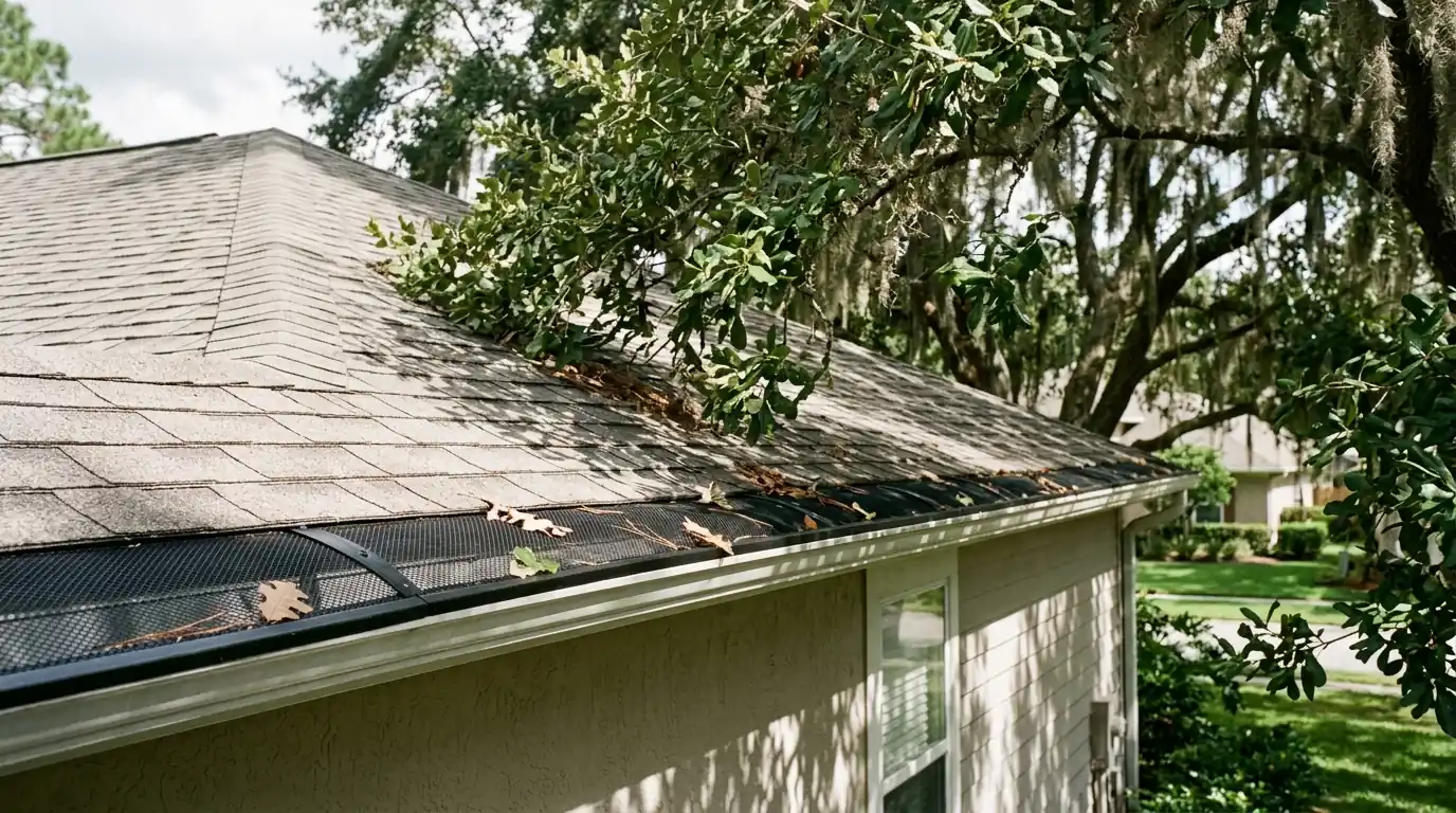 Split cedar shakes being replaced on a weathered shake roof